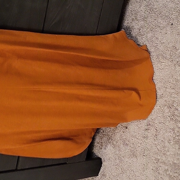 Burnt orange long tank top - Picture 4 of 4